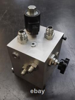 HF53934-09 Hydraulic Control Valve Manifold Block with 6351012 12VDC Coil