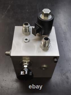 HF53934-09 Hydraulic Control Valve Manifold Block with 6351012 12VDC Coil