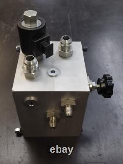 HF53934-09 Hydraulic Control Valve Manifold Block with 6351012 12VDC Coil