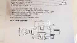 HYDRAULIC WOOD LOG SPLITTER CONTROL VALVE 120LPM /32 Gpm SPRING CENTRE /KICK OFF