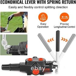 High Efficiency Hydraulic Directional Control Valve 25 GPM, Cast Iron, 3 Ports