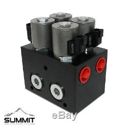 High Flow Hydraulic Multiplier Diverter Selector Valve with Controller, 40 GPM