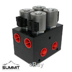 High Flow Hydraulic Multiplier Diverter Selector Valve with Controller, 40 GPM