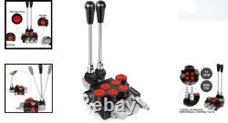 High-Performance 2 Spool Hydraulic Valve 11 GPM, Ideal for Loaders & Splitters