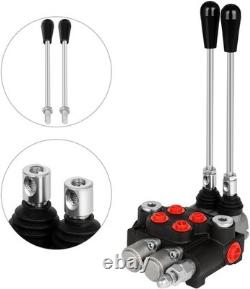 High-Performance 2 Spool Hydraulic Valve 11 GPM, Ideal for Loaders & Splitters