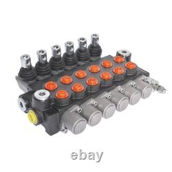 High Quality 6Spool 13GPM Hydraulic Control Valve Double Acting 3600PSI SAE Port