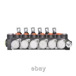High Quality 6Spool 13GPM Hydraulic Control Valve Double Acting 3600PSI SAE Port High Quality 6Spool 13GPM Hydraulic Control Valve Double Acting 3600PSI SAE Port