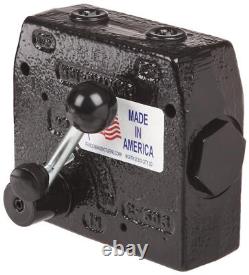 Hydraulic Adjustable Flow Control Valve 0-16 GPM 1/2 NPT 3000 PSI RD-1950-16