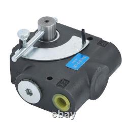 Hydraulic Adjustable Flow Directional Control Valve Side Port 1/2 NPT 0-30 GPM