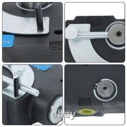 Hydraulic Adjustable Flow Directional Control Valve Side Port 1/2 NPT 0-30 GPM