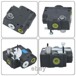 Hydraulic Adjustable Flow Directional Control Valve Side Port 1/2 NPT 0-30 GPM