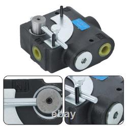 Hydraulic Adjustable Flow Directional Control Valve Side Port 1/2 NPT 0-30 GPM