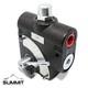 Hydraulic Adjustable Variable Flow Control Valve with Relief, 0-16 GPM, #8 SAE