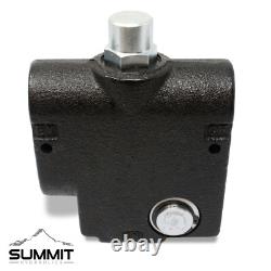 Hydraulic Adjustable Variable Flow Control Valve with Relief, 0-16 GPM, #8 SAE