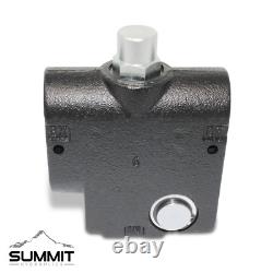 Hydraulic Adjustable Variable Flow Control Valve with Relief, 0-30 GPM, 3/4 NPT