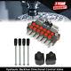 Hydraulic Backhoe Directional Control Valve 11 GPM with 4 Joysticks 6 Spool