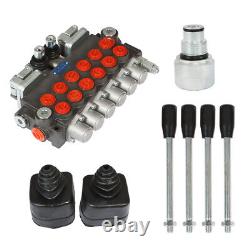 Hydraulic Backhoe Directional Control Valve 6 Spool, 11 GPM +Conversion Plug