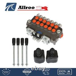 Hydraulic Backhoe Directional Control Valve 6 Spool, 21 GPM with 2 Joysticks