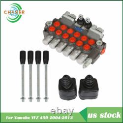 Hydraulic Backhoe Directional Control Valve With 2 Joysticks 6 Spool 11 GPM
