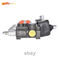 Hydraulic Backhoe Directional Control Valve with 2 Joystick 11 GPM 6 Spool