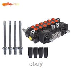 Hydraulic Backhoe Directional Control Valve with 2 Joystick 11 GPM 6 Spool