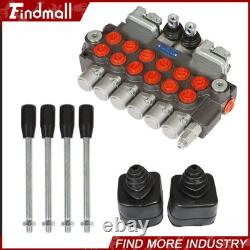 Hydraulic Backhoe Directional Control Valve with 2 Joysticks, 6 Spool, 11GPM