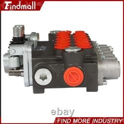 Hydraulic Backhoe Directional Control Valve with 2 Joysticks, 6 Spool, 11GPM