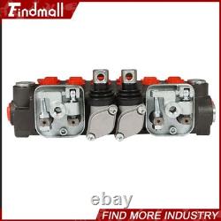 Hydraulic Backhoe Directional Control Valve with 2 Joysticks, 6 Spool, 11GPM
