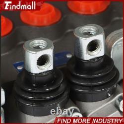 Hydraulic Backhoe Directional Control Valve with 2 Joysticks, 6 Spool, 11GPM