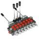 Hydraulic Backhoe Directional Control Valve with 2 Joysticks, 6 Spool, 11 GPM