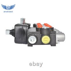 Hydraulic Backhoe Directional Control Valve with 2 Joysticks, 6 Spool, 11 GPM