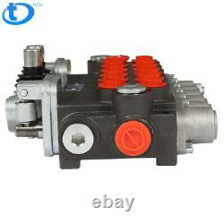 Hydraulic Backhoe Directional Control Valve with 2 Joysticks, 6 Spool, 11 GPM