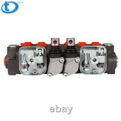 Hydraulic Backhoe Directional Control Valve with 2 Joysticks, 6 Spool, 11 GPM New
