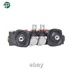 Hydraulic Backhoe Directional Control Valve with 2 Joysticks, 6 Spool, 11 GPM US