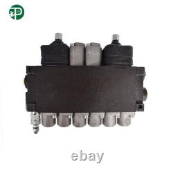 Hydraulic Backhoe Directional Control Valve with 2 Joysticks, 6 Spool, 11 GPM US