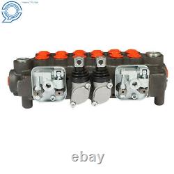 Hydraulic Backhoe Directional Control Valve with 2 Joysticks, 6 Spool, 21 GPM