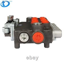 Hydraulic Backhoe Directional Control Valve with 2 Joysticks, 6 Spool, 21 GPM