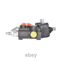 Hydraulic Backhoe Directional Control Valve with 2 Joysticks, 6 Spool, 21 GPM