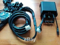 Hydraulic Bank Motor 5 Spool Valves 50l/min Electric 12v + Control Panel Kit