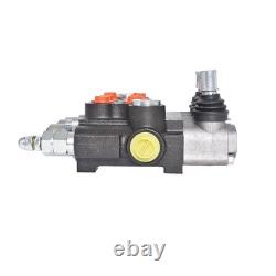 Hydraulic Control 3 Spool Valve Double Acting 13 GPM 3600 PSI SAE Ports