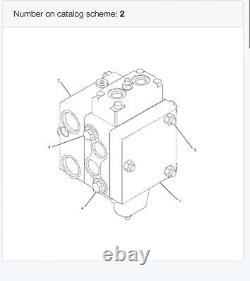 Hydraulic Control Relief Valve Caterpillar 261-2445 2612445