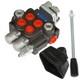 Hydraulic Control Valve 2 Spool 11GPM Double Acting Tractor Loader With Joystick