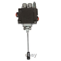 Hydraulic Control Valve 2 Spool 11GPM Double Acting Tractor Loader With Joystick
