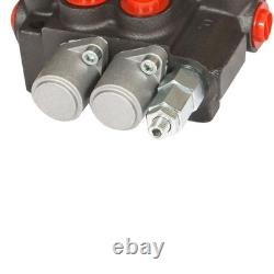 Hydraulic Control Valve 2 Spool 11GPM Double Acting Tractor Loader With Joystick