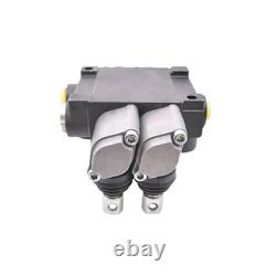Hydraulic Control Valve, 2 Spool 11 GPM 3625 PSI SAE Ports, Double Acting Hyd