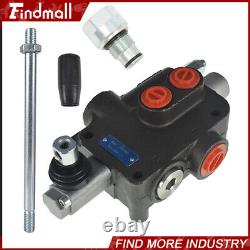 Hydraulic Control Valve 2 Spool Double Acting 21 GPM 3600 PSI SAE withconversion