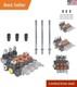 Hydraulic Control Valve 3 Spool 13GPM 3600PSI SAE Ports for Small Tractors Lo