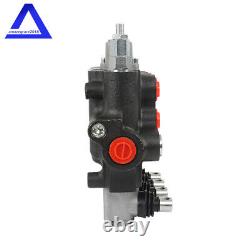 Hydraulic Control Valve 4Spool 21GPM Double Acting 3600PSI SAE withconversion plug