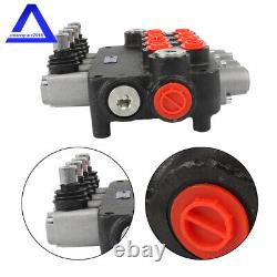 Hydraulic Control Valve 4Spool 21GPM Double Acting 3600PSI SAE withconversion plug