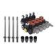 Hydraulic Control Valve 4 Spool 11 GPM SAE Ports 3625 PSI for Tractors Loaders